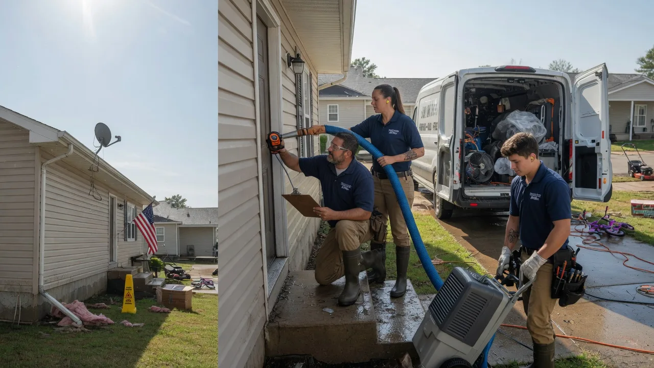 Ceiling Water Damage Restoration in Loose Creek, MO near me